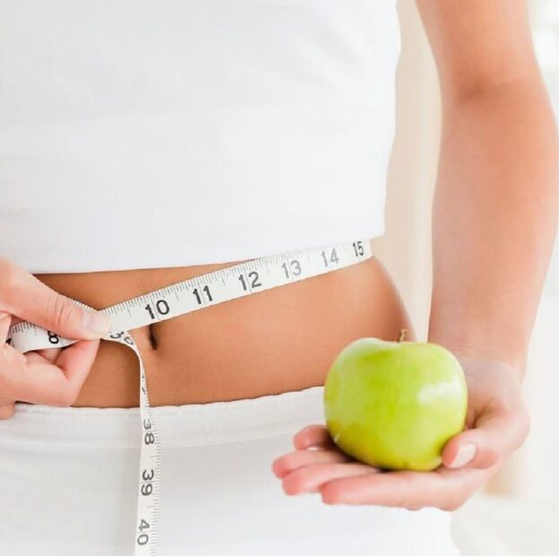 minskning av midjan under viktminskning på en vecka