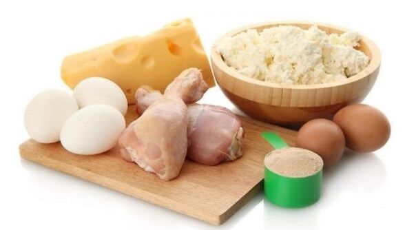 proteinmat för diet
