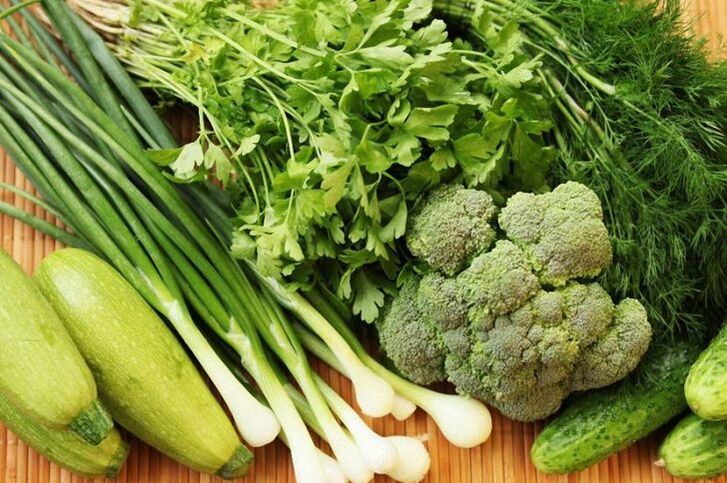 grönsaker och örter för en hypoallergen diet