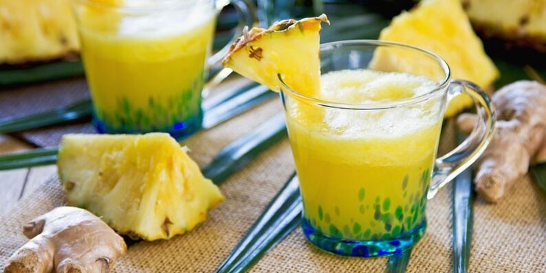 ananas smoothie för viktminskning